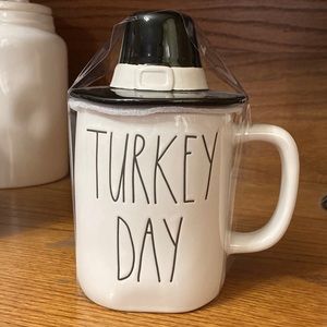 Rae Dunn Turkey Day Topper Mug